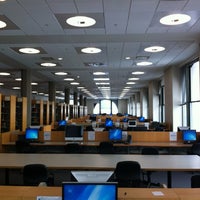 Photo taken at Mina Rees Library by Kristofer P. on 6/1/2012