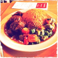 Photo taken at Mataheko African Restaurant by Bria D. on 5/21/2012