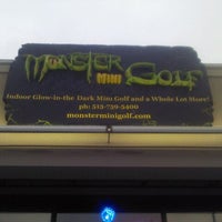 Photo taken at Monster Mini Golf by Dan N. on 2/14/2012