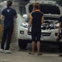 Photo taken at Godzila Car Wash by Au R. on 8/24/2012