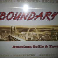 Photo taken at The Boundary American Grille &amp;amp; Tavern by Stephanie C. on 8/18/2012