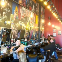 Photo taken at Floyd&amp;#39;s Barbershop - Mopac by Bunny M. on 3/11/2012