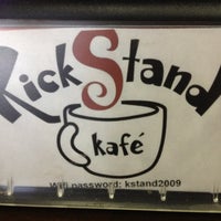 Photo taken at KickStand Kafé by Jim A. on 7/18/2012
