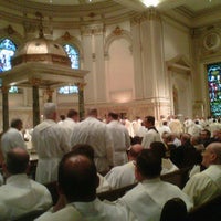 Photo taken at The Cathedral Basilica of St. James by Sean H. on 6/23/2012