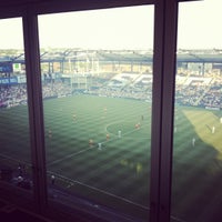 Photo taken at Press Box at Children&amp;#39;s Mercy Park by Joe D. on 6/27/2012