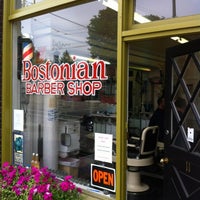 Photo taken at Bostonian Barber Shop by Pelayo d. on 8/2/2012