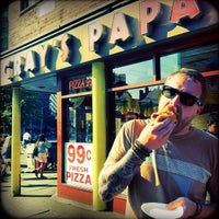 Photo taken at Gray&amp;#39;s Papaya by Mega T. on 7/22/2012