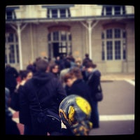 Photo taken at Lycée Voltaire by Fred K. on 5/6/2012