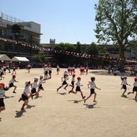 Photo taken at 市川小学校 by Michigan M. on 5/19/2012