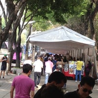 Photo taken at Tianguis del libro Reforma by Sahid A. on 2/26/2012