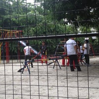 Photo taken at University of the East Playground by Jaypee C. on 7/5/2012