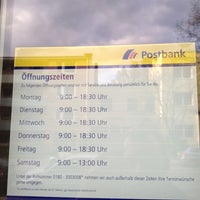 Photo taken at Postbank Filiale by Christian H. on 4/26/2012