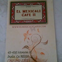 Photo taken at El Mexicali Cafe II by Lynn O. on 5/20/2012
