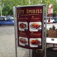 Photo taken at City Imbiss by Cihan on 5/10/2012