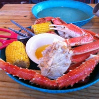 Photo taken at Bluewater Seafood - Champions by Calvin S. on 7/7/2012