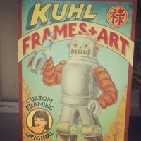 Photo taken at Kuhl Frames + Art by Town T. on 6/21/2012