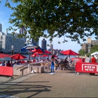 Photo taken at Pier NYC by shari b. on 7/25/2012
