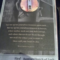 Photo taken at First Baptist Church of Loeb by Kristy S. on 7/29/2012