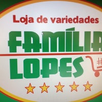 Photo taken at Loja de variedades FAMILIA LOPES by Junior L. on 4/26/2012