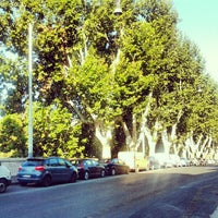 Photo taken at Lungotevere De&amp;#39; Tebaldi by Tany T. on 9/8/2012