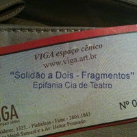 Photo taken at Teatro Viga by Talita L. on 5/20/2012