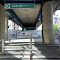 Photo taken at Crossharbour DLR Station by Antonio D. on 6/28/2012