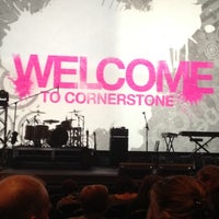 Photo taken at Cornerstone Christian Fellowship by Mariely B. on 3/18/2012