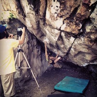 Photo taken at Stone Fort Bouldering (LRC) by Katie B. on 8/23/2012