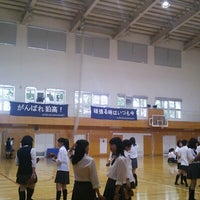 Photo taken at 東京都立狛江高等学校 by たーぼう on 7/20/2012