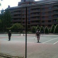 Photo taken at N Street Tennis Courts by Danielle on 5/12/2012