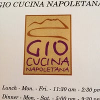 Das Foto wurde bei Gio Cucina Napoletana von Erin K. am 2/24/2012 aufgenommen