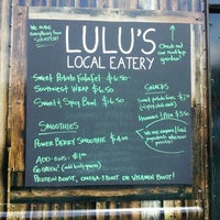 Photo taken at Lulu&amp;#39;s Local Eatery by Molly N. on 4/25/2012