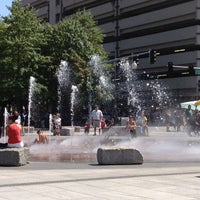 Photo taken at Fountain In Rose Kennedy Greenway by Hub B. on 9/1/2012