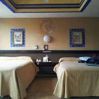 Photo taken at Hotel Posada Viena by José Carlos C. on 4/16/2012