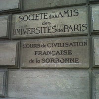 Photo taken at Cours de Civilisation Française de la Sorbonne by Pırıl Y. on 3/12/2012