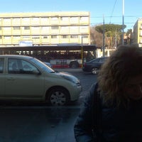 Photo taken at Piazza Albania by Mirko P. on 2/16/2012