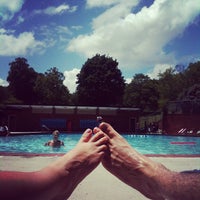 Photo taken at Candler Park Pool by Lauren B. on 5/28/2012