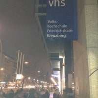 Photo taken at Volkshochschule (VHS) Friedrichshain-Kreuzberg by Thomas H. on 3/1/2012