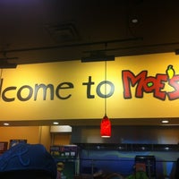 Photo taken at Moe&amp;#39;s Southwest Grill by Retlaw W. on 2/27/2012