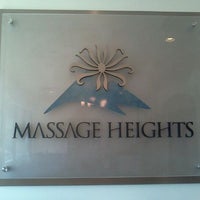 Photo taken at Massage Heights-Crossroads Plaza by Jasmine B. on 4/11/2012