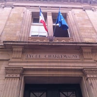 Photo taken at Lycée Charlemagne by Rodrigo S. on 6/19/2012