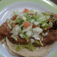 Photo taken at Gloria&amp;#39;s Tacos by Cecilia N. on 4/27/2012