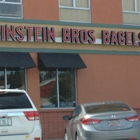 Photo taken at Einstein Bros Bagels by Heidi B. on 2/18/2012