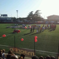 Photo taken at Giardinetti 1957 Scuola calcio by Marina C. on 6/18/2012