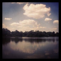 Photo taken at Humboldt Park Boathouse by Clayton H. on 8/25/2012