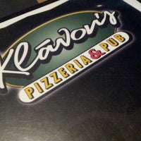 Photo taken at Klávon&amp;#39;s Pizzeria &amp;amp; Pub by Andrew M. on 9/1/2012
