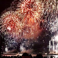 Photo taken at Fireworks On The Hudson by Fraidy on 7/5/2012