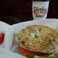 Photo taken at Shirley&amp;#39;s Bagel Etc by Cassi M. on 5/28/2012