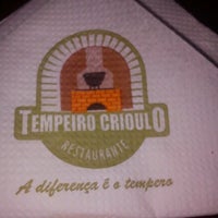 Photo taken at Restaurante‎ Tempero Crioulo by Fabiana G. on 7/24/2012
