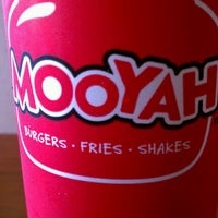 Photo taken at MOOYAH Burgers, Fries &amp;amp; Shakes by Chris B. on 4/2/2012